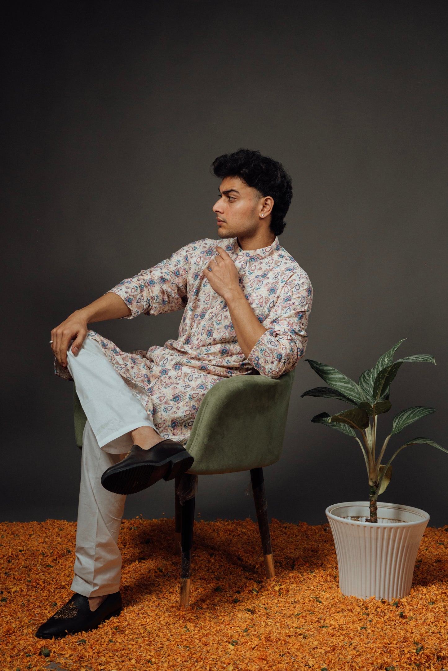 Gulab-Paich Kurta with pajama