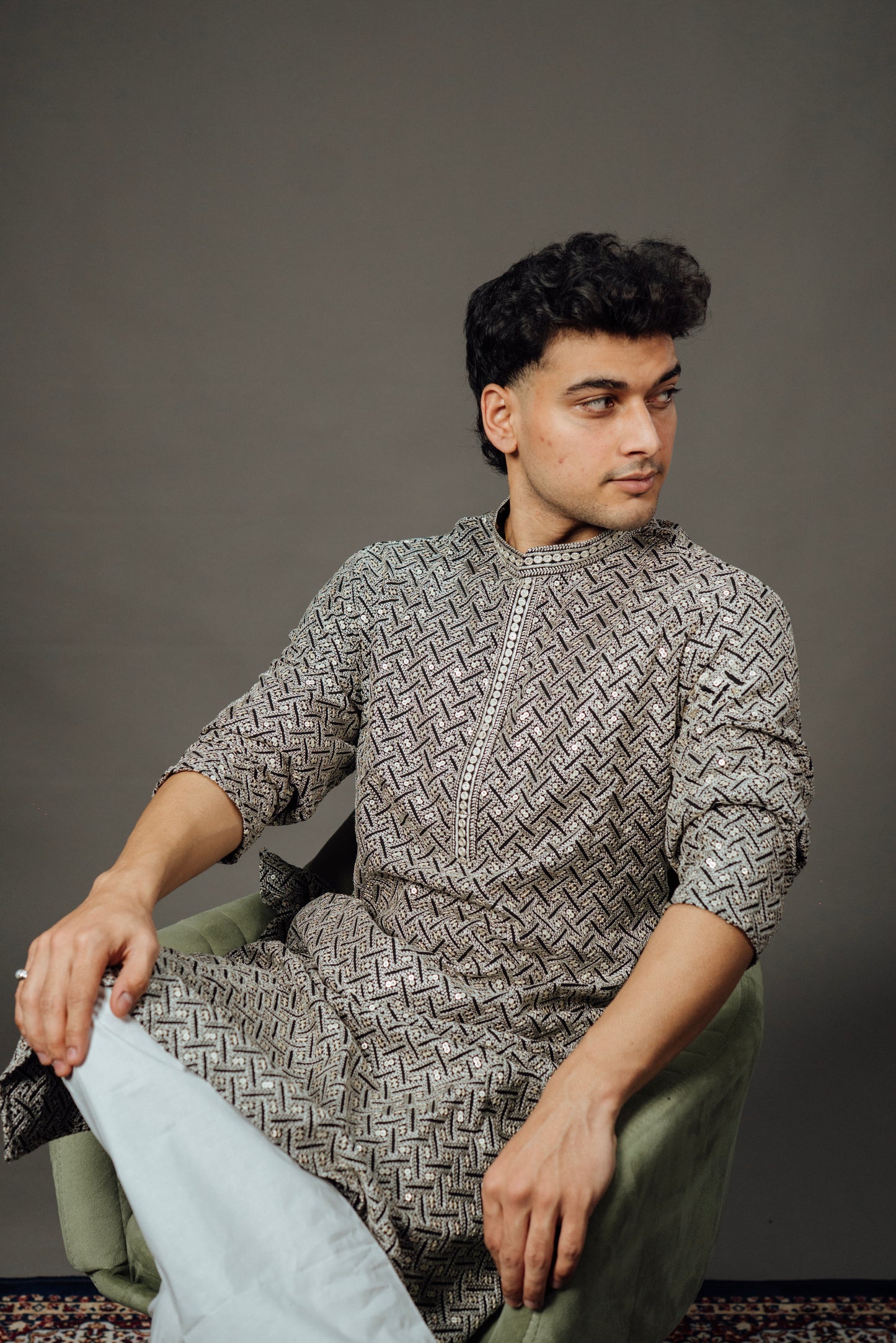 Shahi Jaal Kurta with pajama