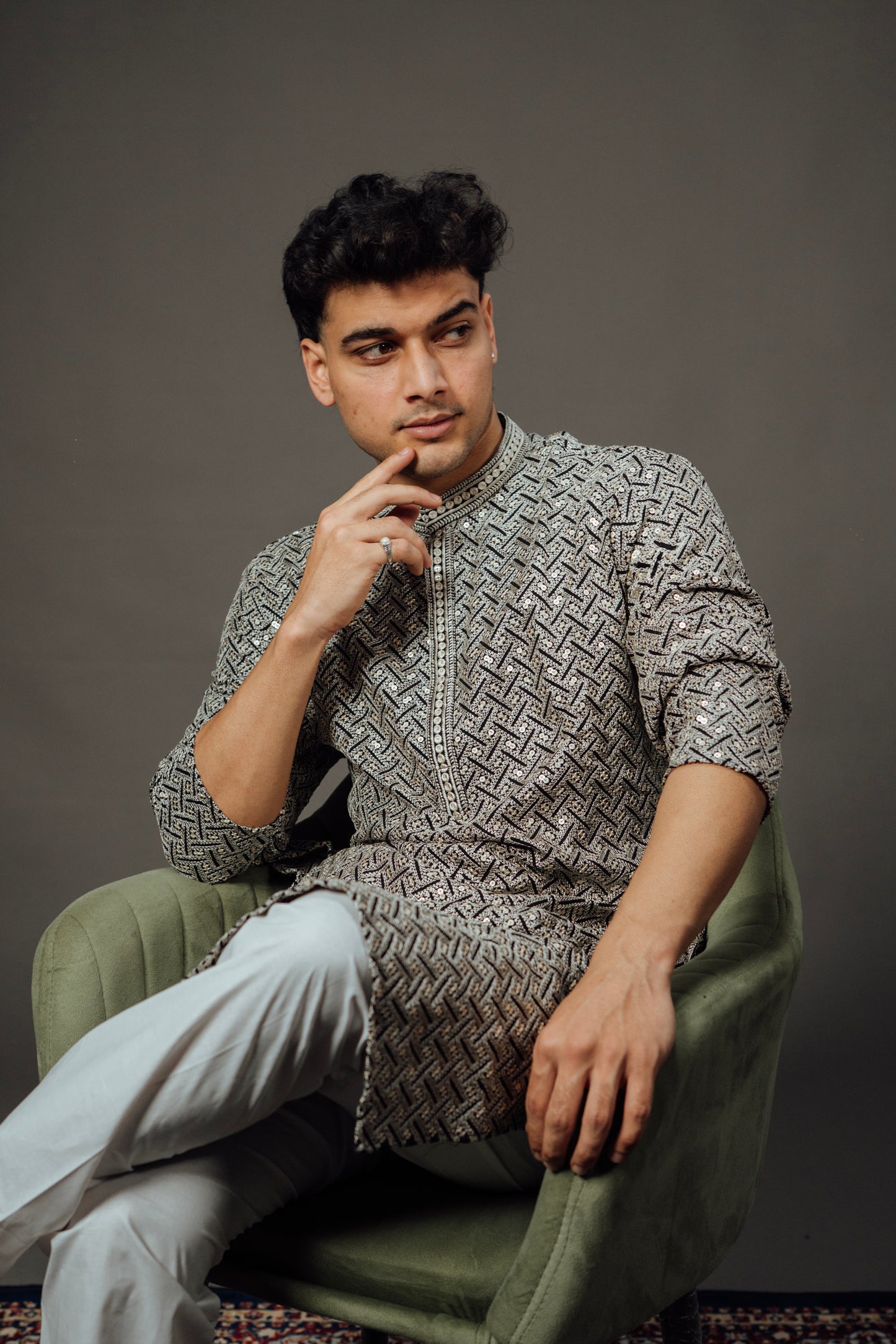 Shahi Jaal Kurta with pajama