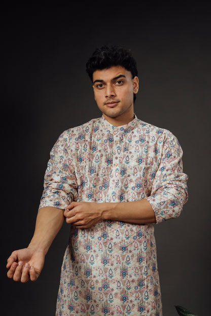 Gulab-Paich Kurta with pajama