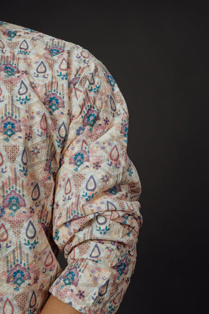 Gulab-Paich Kurta with pajama