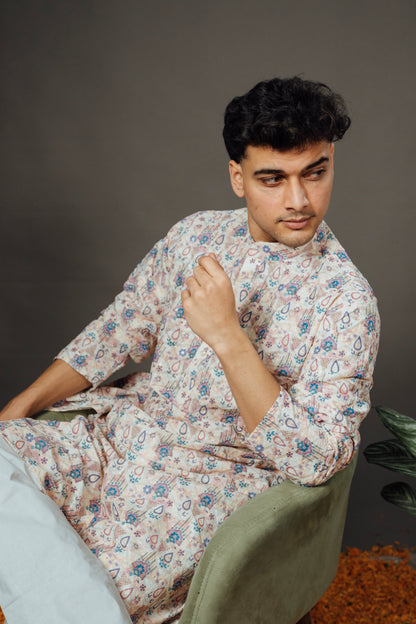 Gulab-Paich Kurta with pajama